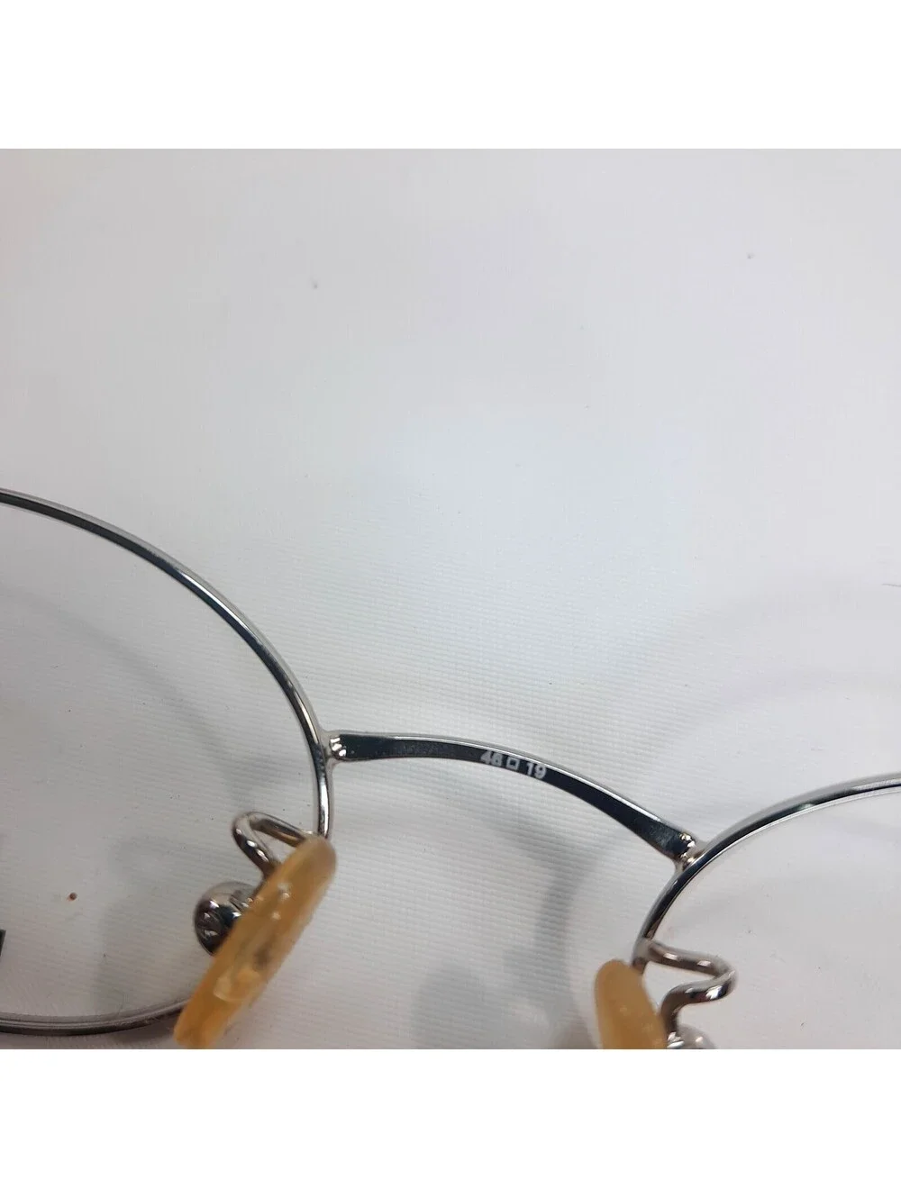 Fendi Eyeglasses Eye Glasses Frames F512 palladium Italy 46-19-130 oval silver